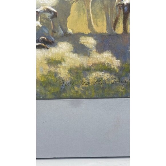 Framed Sheep Artwork Print By Robert Duncan farm nature 10x13" inside READ - Picture 7 of 10